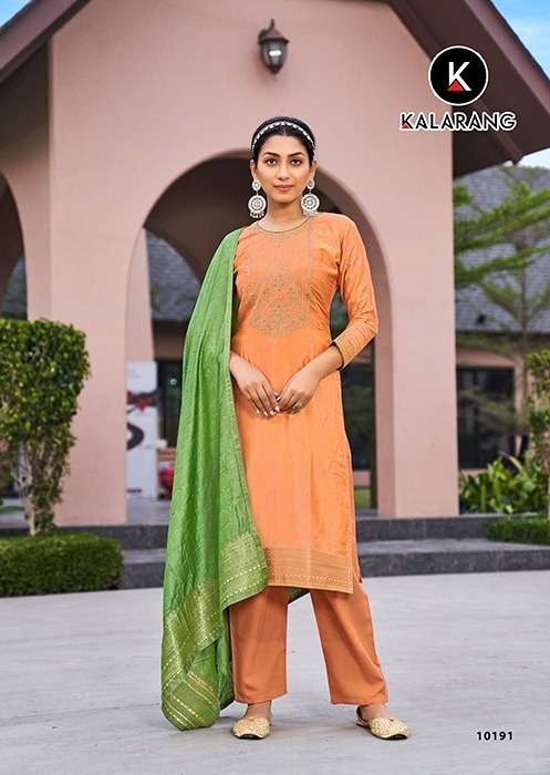 kalarang fashion durva adorable designer unstitch salwar kameez 