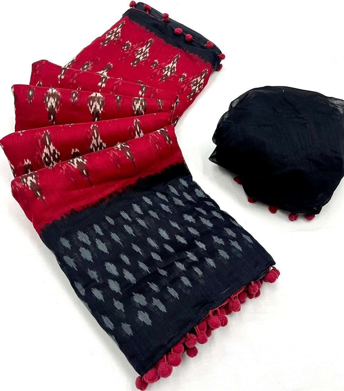 kashvi creation tosh fancy print pum pum lace saree wholesale rate