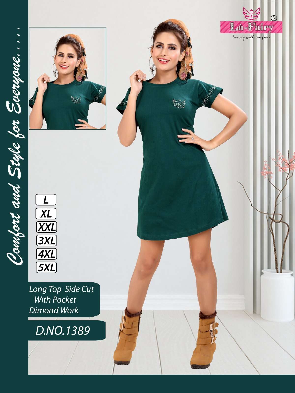 la fairy 1389 fancy comfortable long tops 