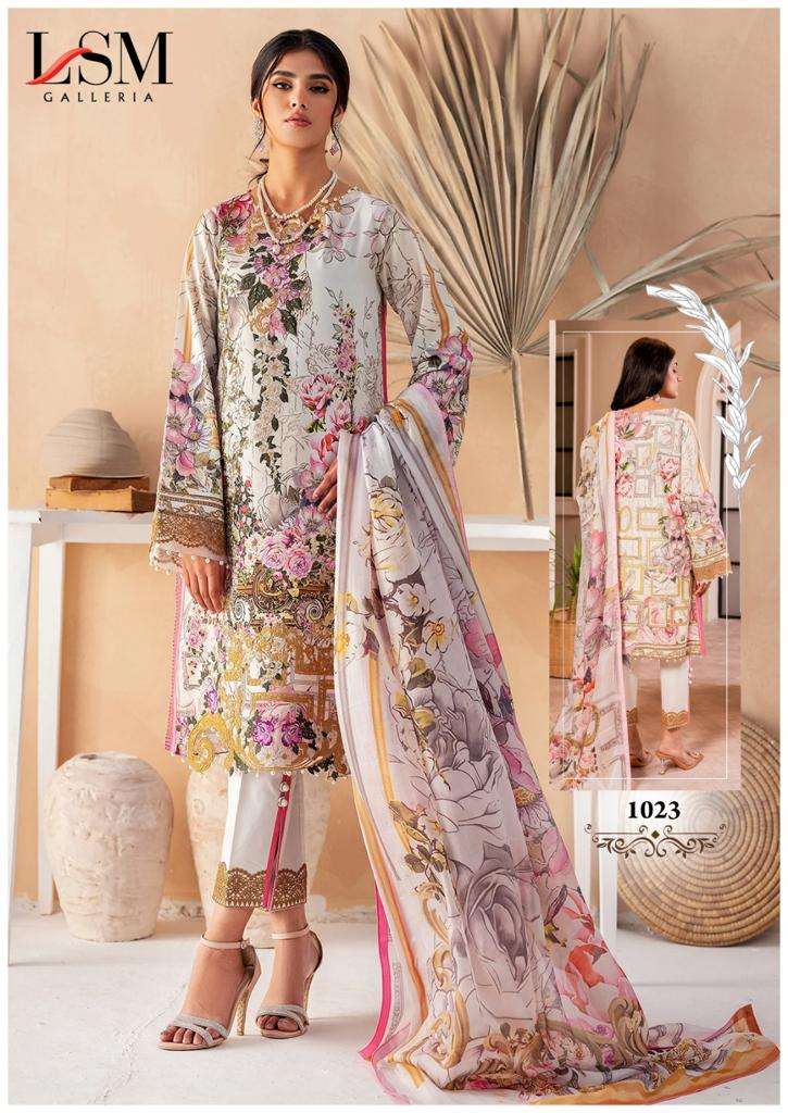 lsm galleria launch parian dream heavy luxury lawn vol 3 beautiful pakistani suit collection 