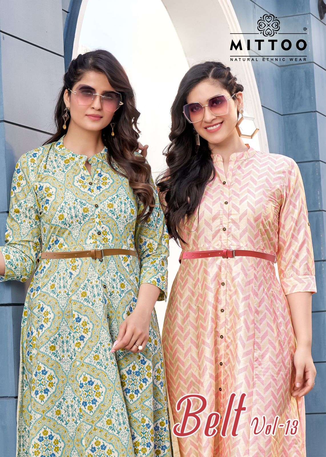 mittoo belt vol 13 fancy printed adorable kurti with belt wholesaler 