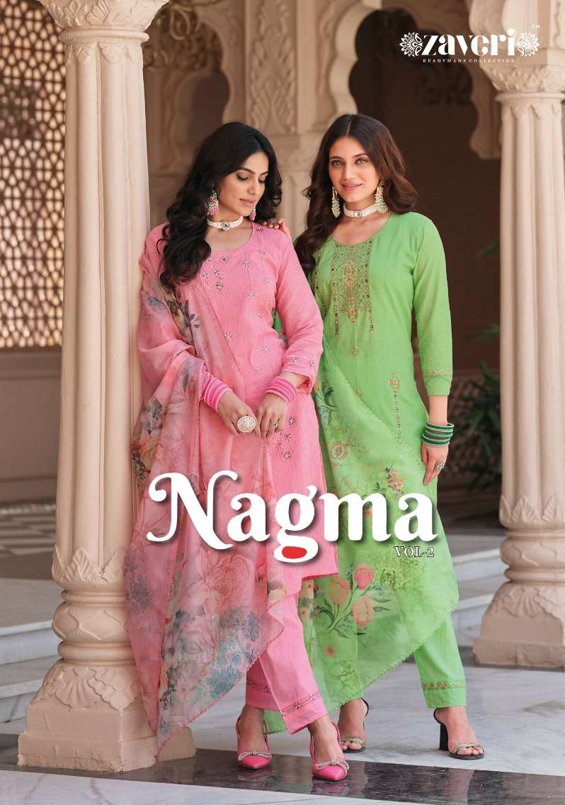 nagma vol 2 by zaveri designer festive wear readymade salwar kameez