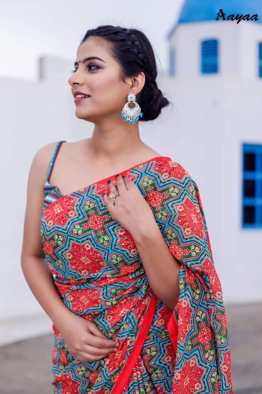 pr aaradhna vol 8 by aayaa amazing digital print sequence work saree collection 