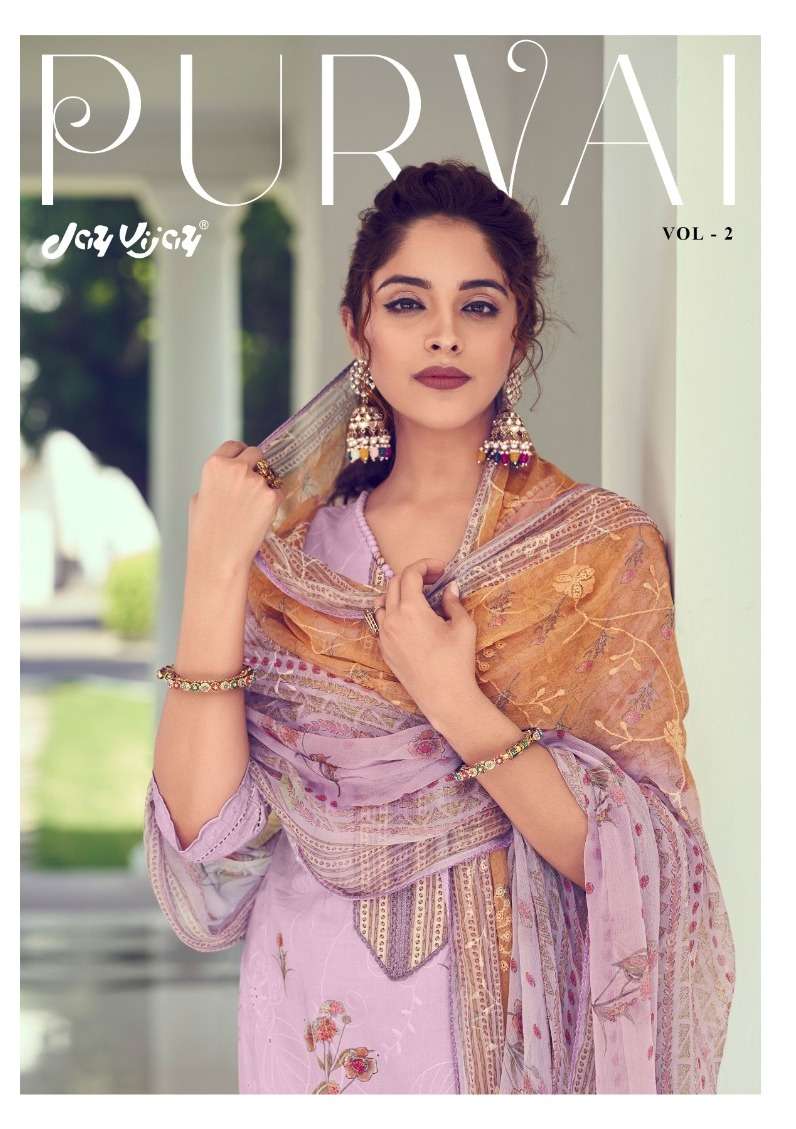 purvai vol 2 by jayvijay designer fabulous work salwar kameez wholesaler 