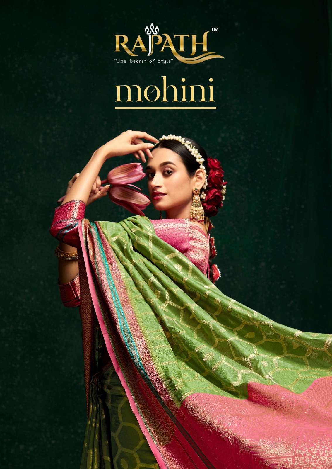 rajpath mohini silk 132001-132006 designer traditional cotton silk saree collection 