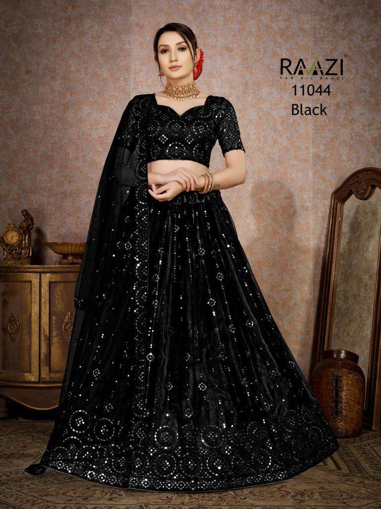 rama fashion mirror magic designer black colours lehenga choli collection 