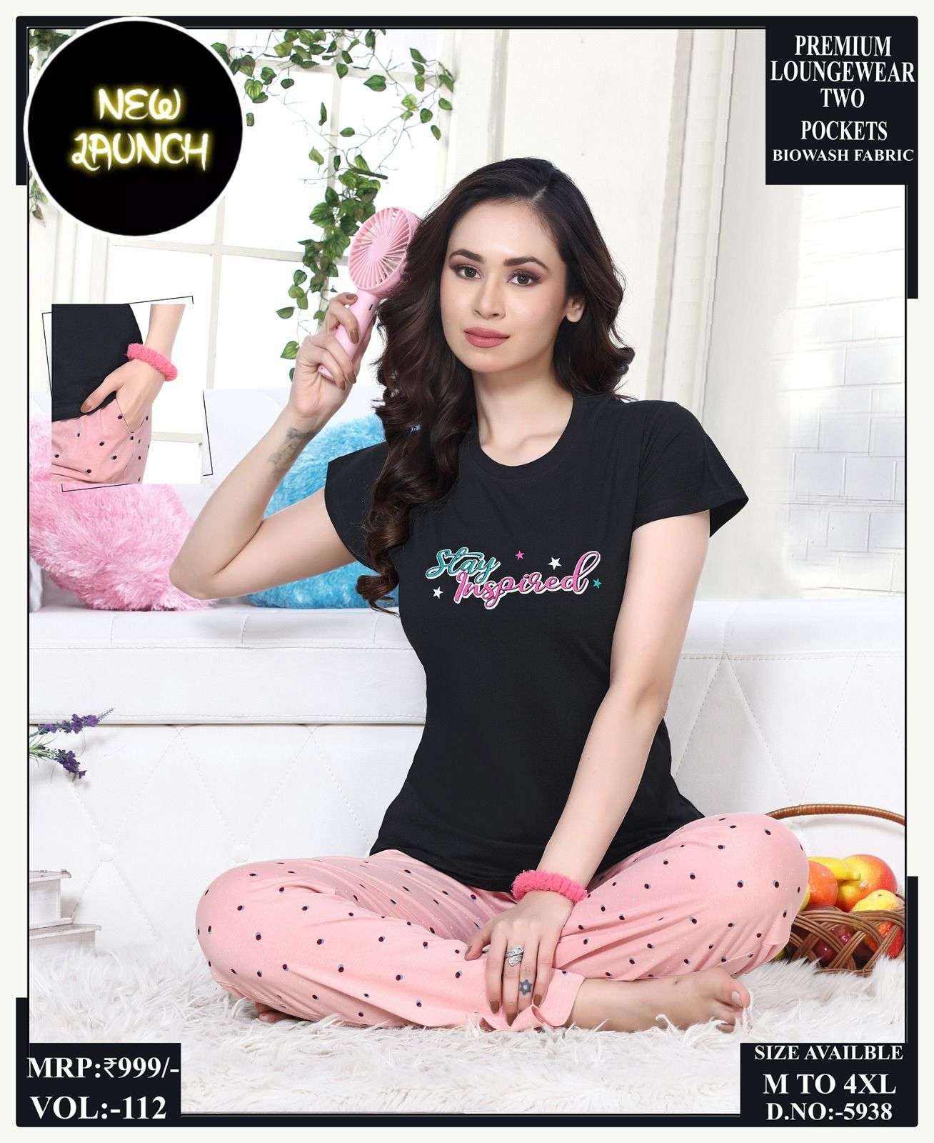 SUMMER SPECIAL VOL. M0112 Hosiery Cotton NIGHT SUIT CATALOG WHOLESALER BEST RATE
