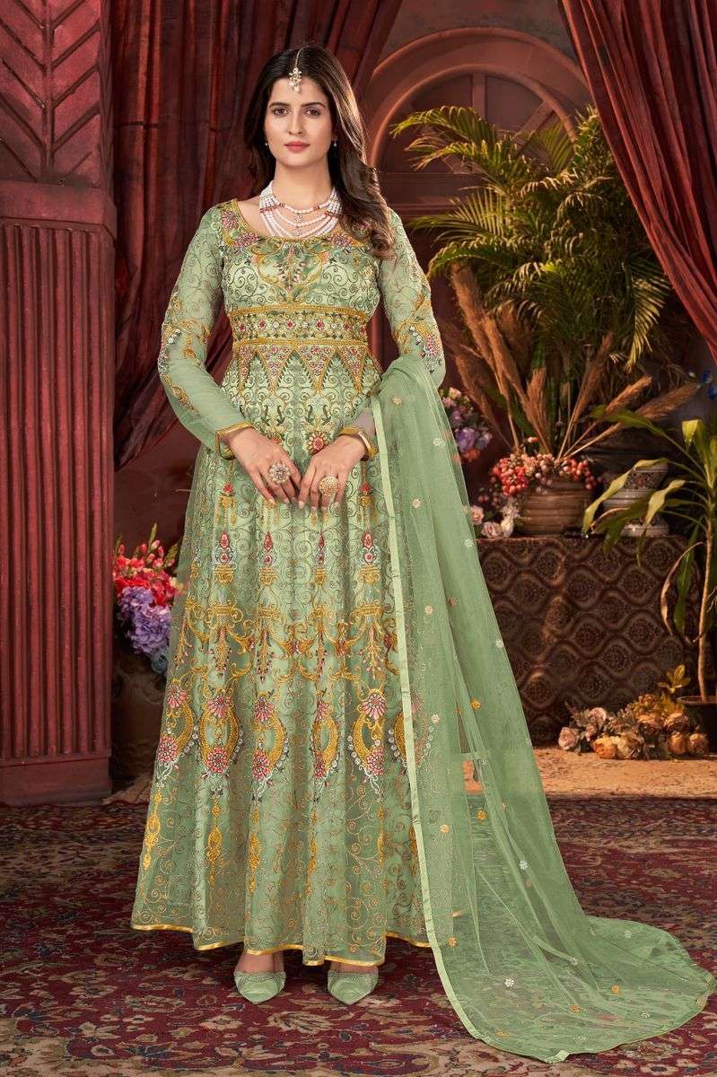 swagat 667 colours designer function wear long salwar kameez collection 