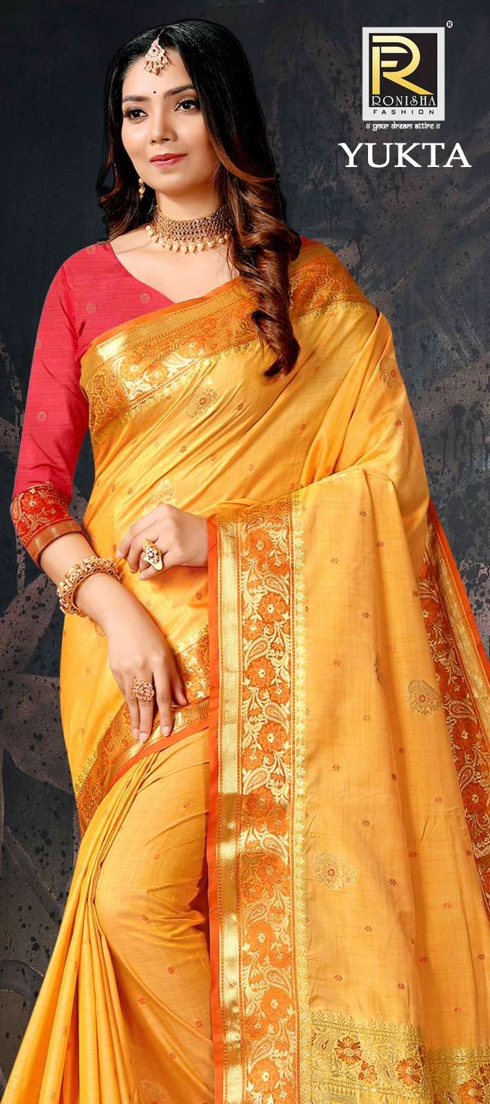 Yukta  by ranjna saree banarsi silk design ethnik wear silk saree amazing Collection 