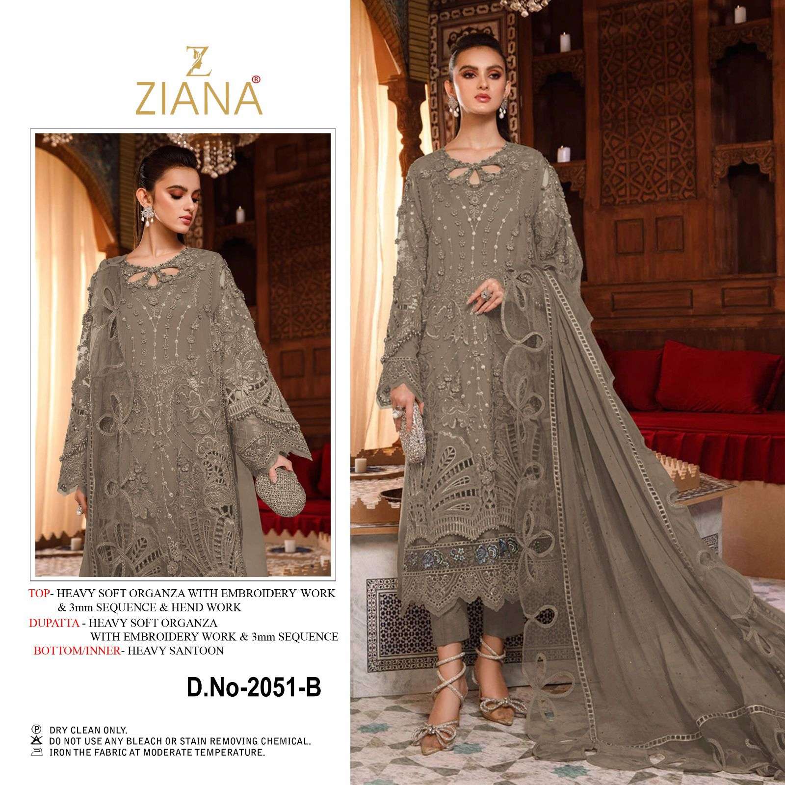 ziana 2051 designer wedding wear pakistani salwar kameez collection 