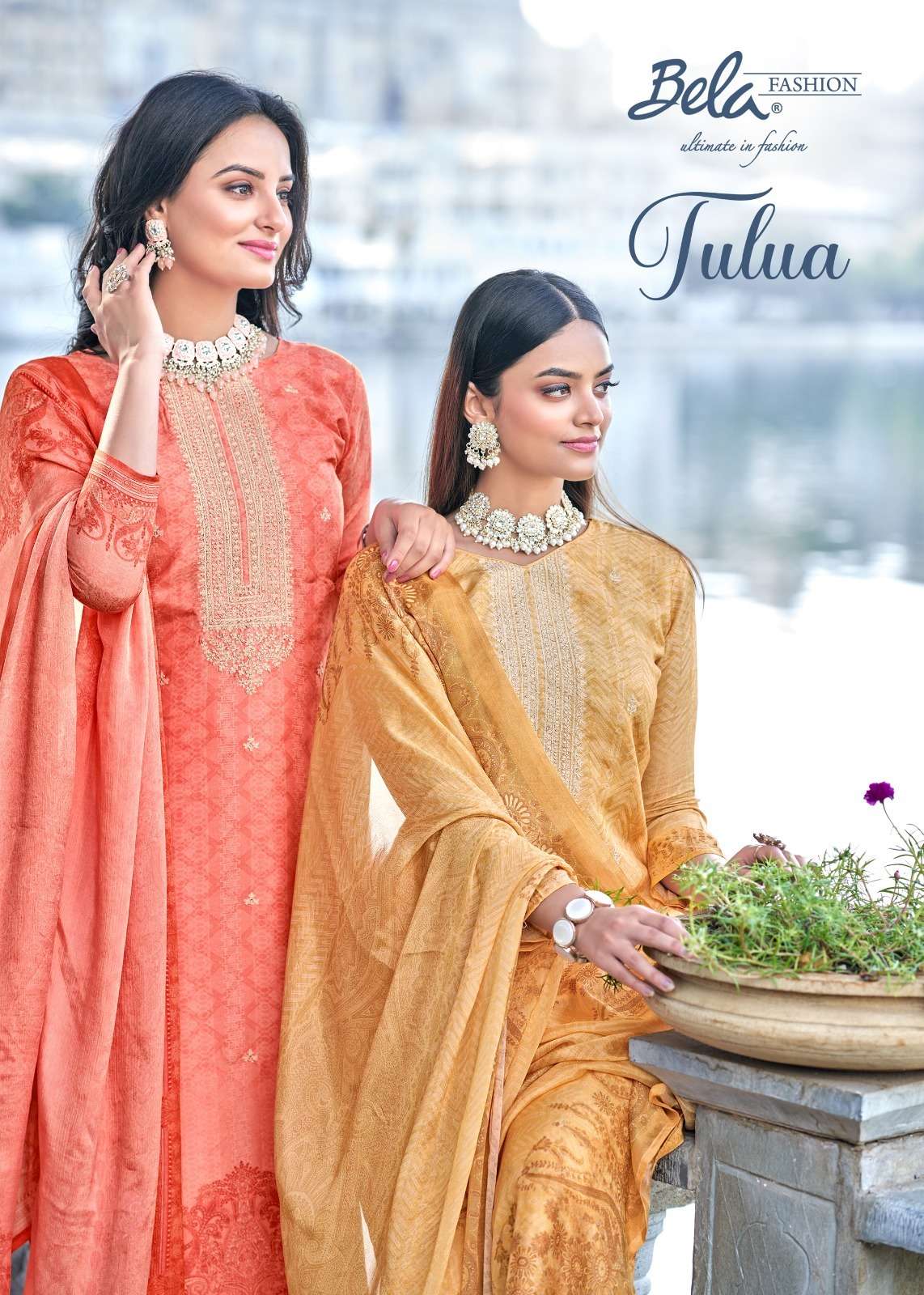 bela fashion present tulua fabulous digital printed salwar kameez collection 