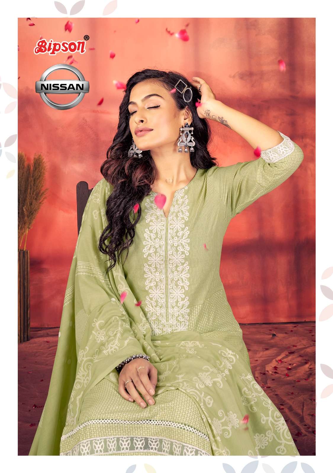 bipson nissan 2212-2213 amazing designer premium cotton ladies suits collection 