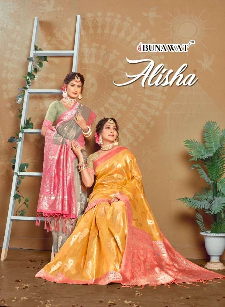 bunawat alisha designer cotton saris wholesaler