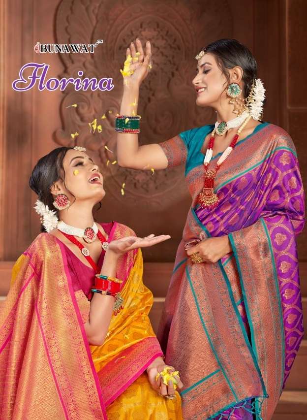 bunawat florina zari weaving banarasi silk saris wholesaler