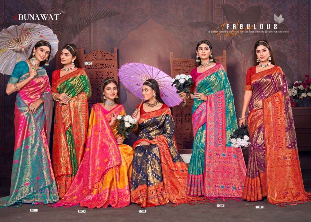 bunawat rajshree zari weaving wedding kanjivaram silk saris wholesaler