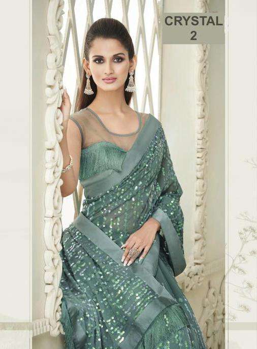 crystal vol 2 by tfh fantastic fancy designs party wear sarees supplier 