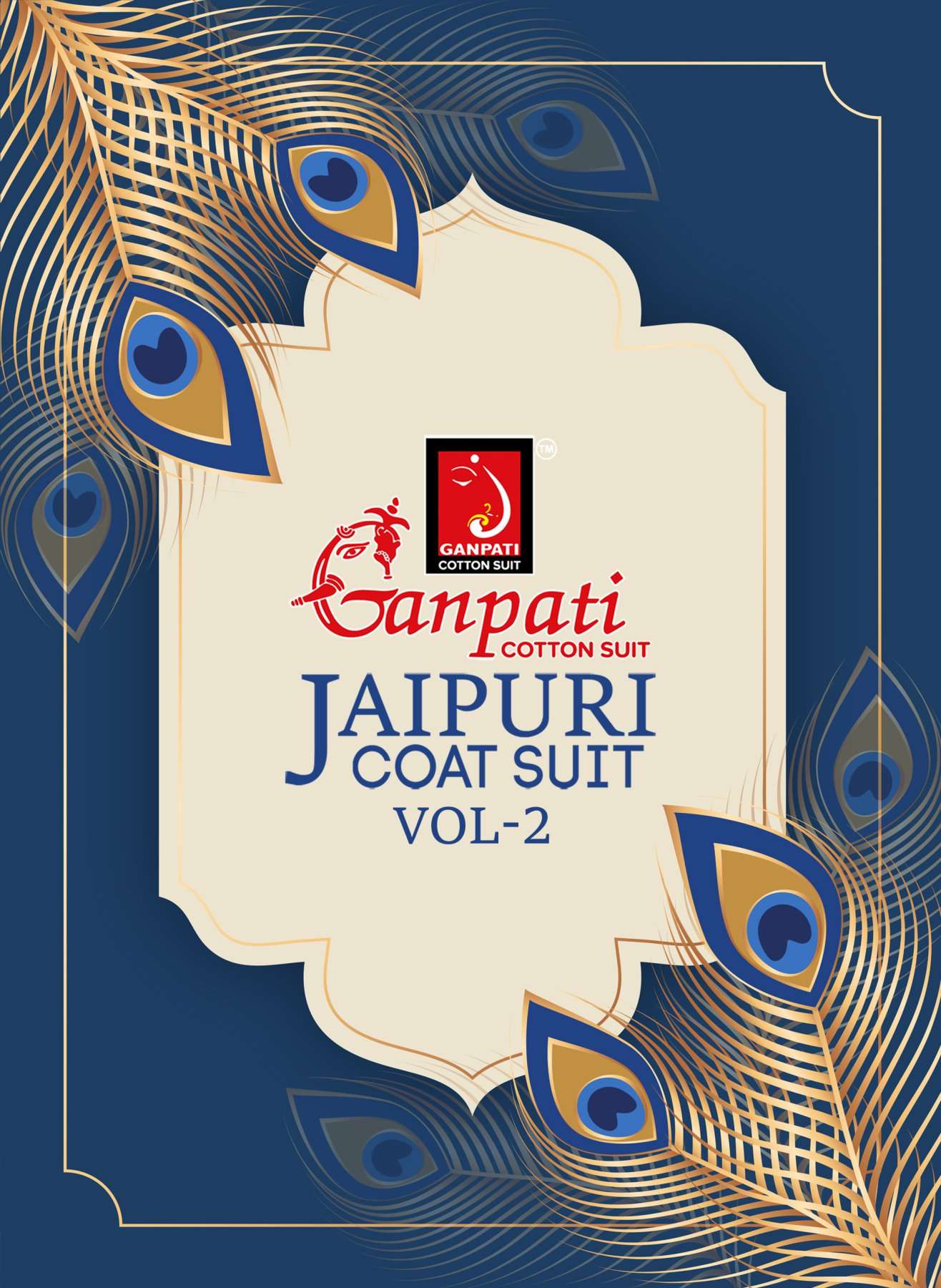 ganpati cotton jaipuri coat suit vol 2 fancy cord set amazing designs tunics with pant 