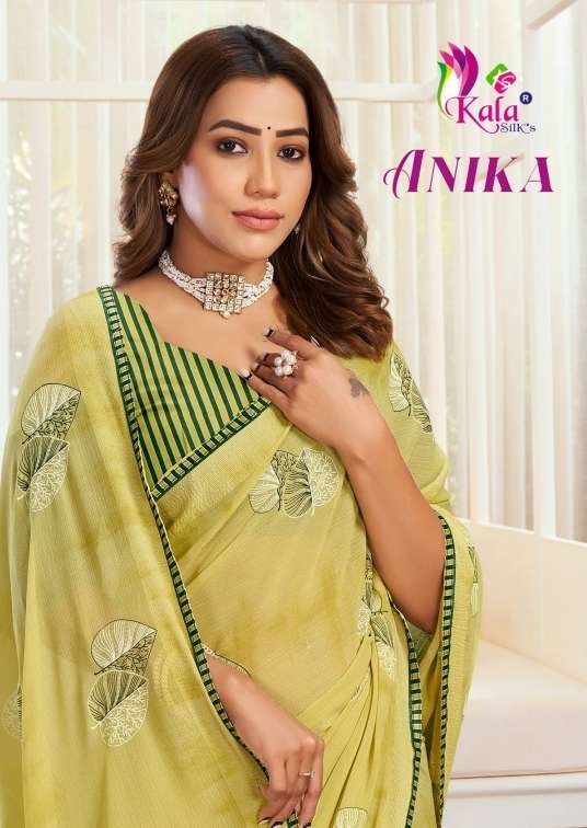 kala silks present anika fabulous weightless sarees supplier 