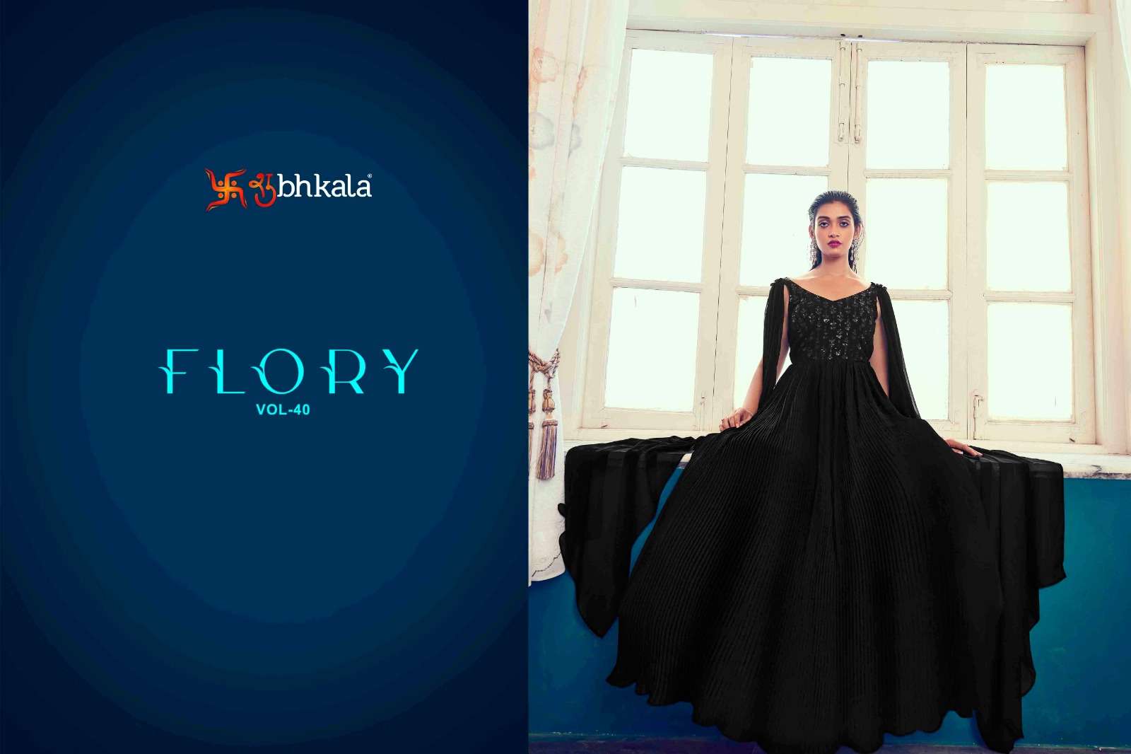 Khushbu Fashion flory vol 40 Exclusive Designers Stitched Long Gown Collection