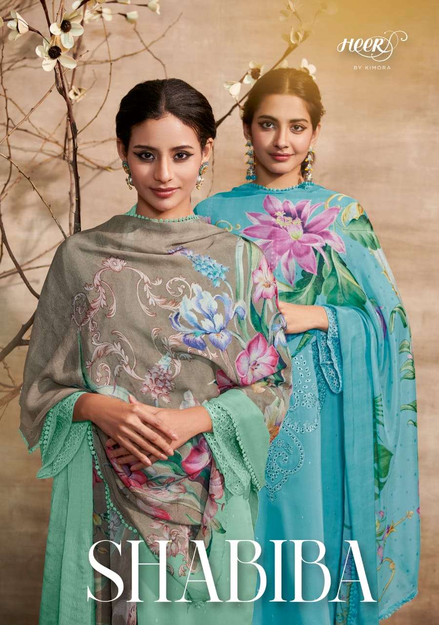 kimora heer present shabiba amazing designer work salwar suit wholesaler 