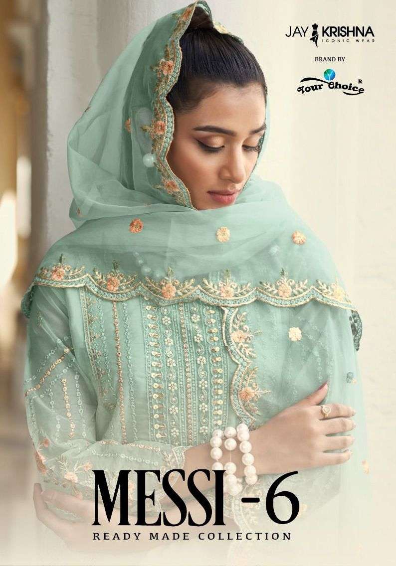messi vol 6 by your choice jay krishna designer amazing readymade pakistani salwar kameez