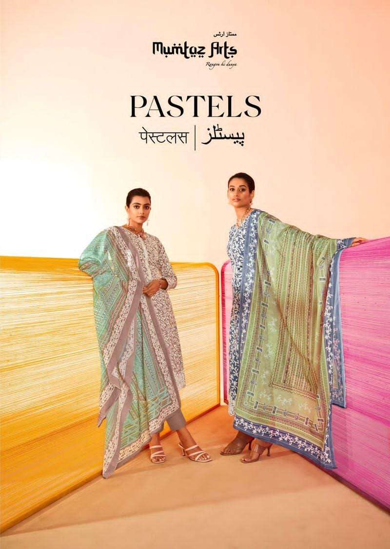 mumtaz arts surat wholesaler pastel lawn cambric unstitched dress online 