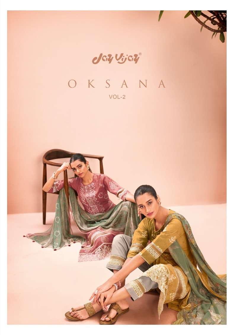 oksana vol 2 by jay vijay embroidery batik print amazing salwar kameez wholesaler 