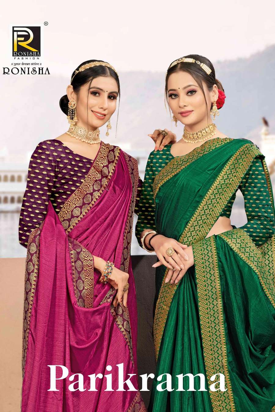 Parikrama  by Ranjna saree banarsi Art silk design ethnik wear silk saree amazing Collection 