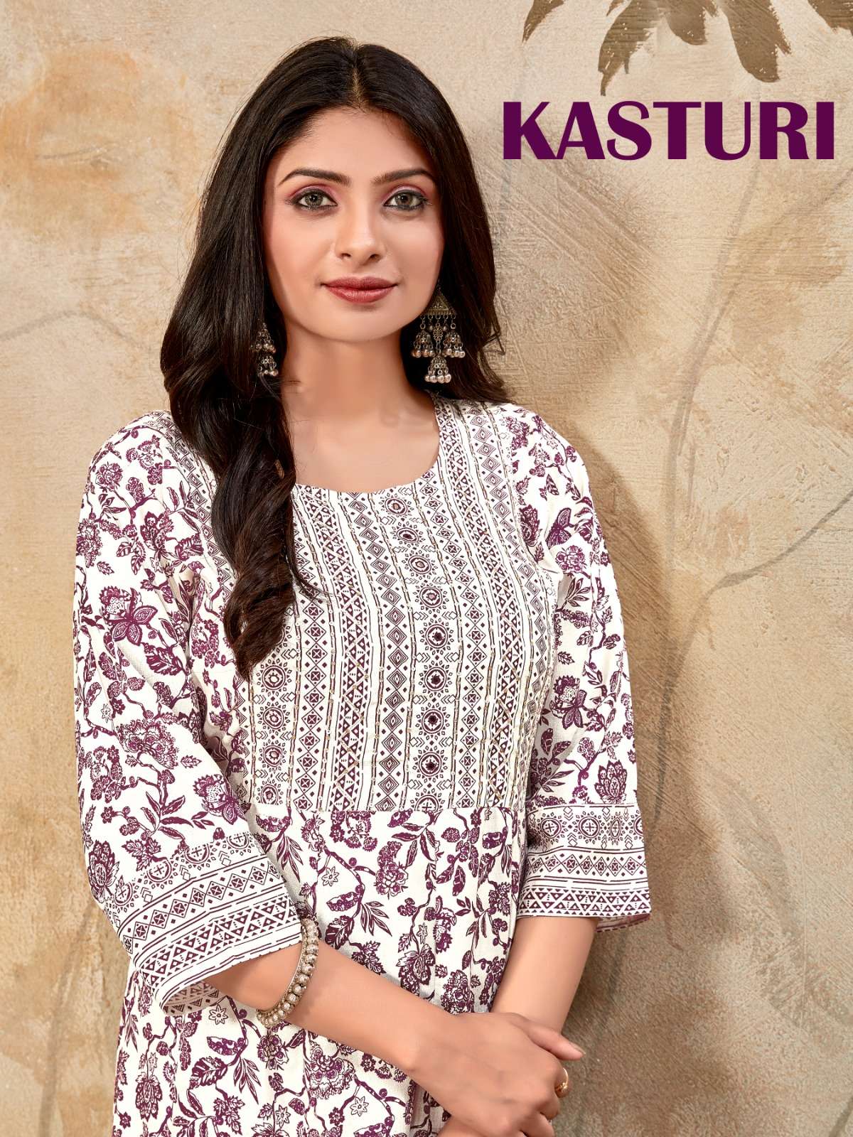 pr kasturi fancy embroidered sequence work readymade flair style gown 