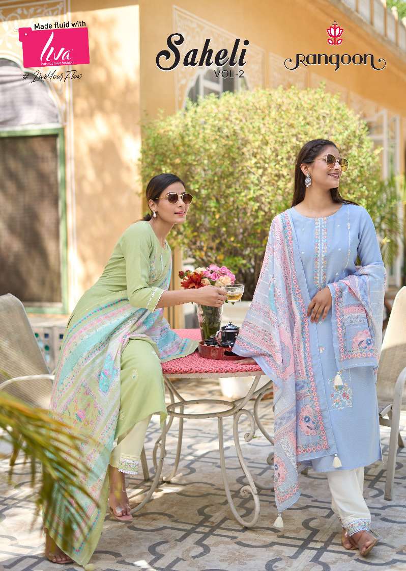 saheli vol 2 by rangoon readymade 3 piece salwar kameez