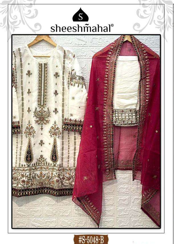 sheeshmahal 5048 designer heavy work readymade pakistani salwar kameez