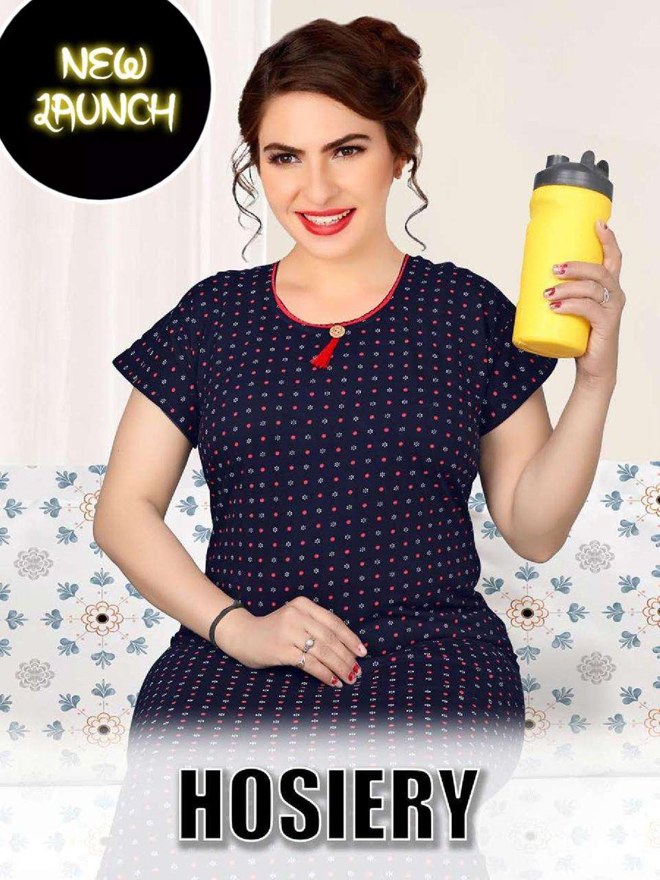 SUMMER SPECIAL SHINKER NIGHTY GOWN VOL.503 Shinker Print Hosiery Cotton NIGHTY GOWN CATALOG WHOLESALER BEST RATE