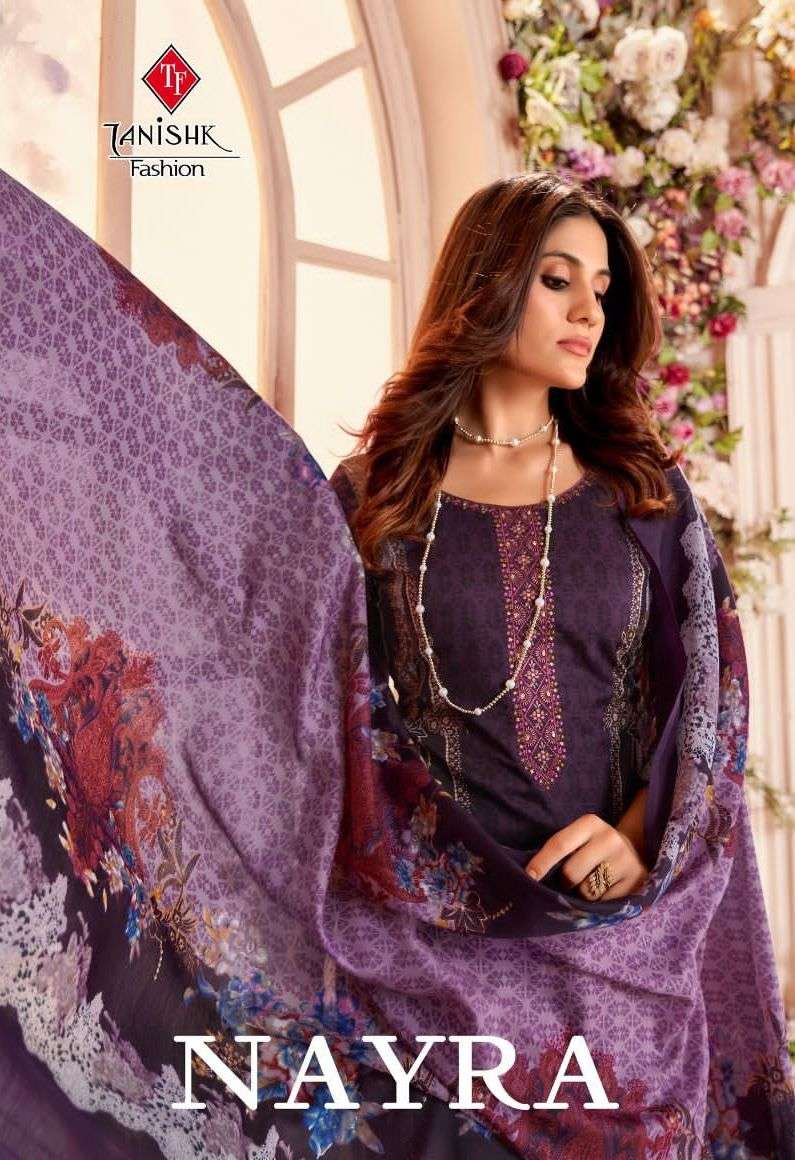 tanishk nayra cotton unstitched ladies suits 