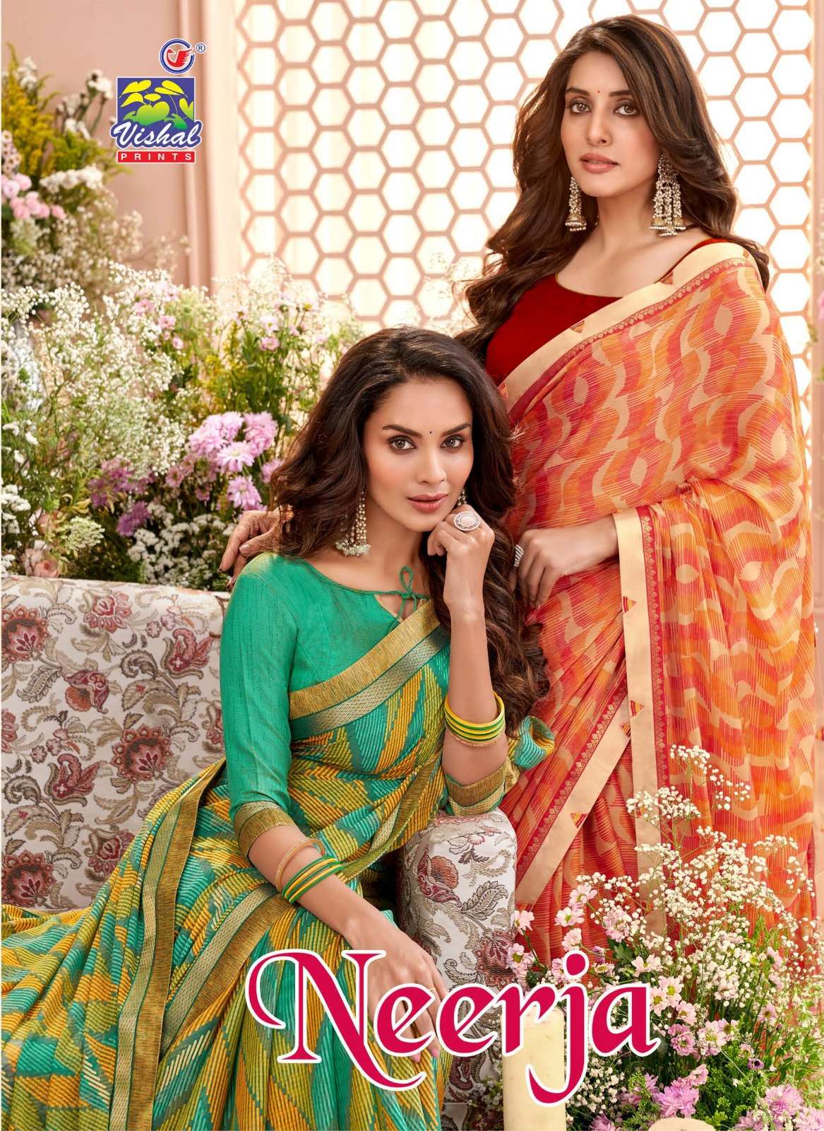 vishal prints neerja 45936-45944 adorable saree online wholesaler