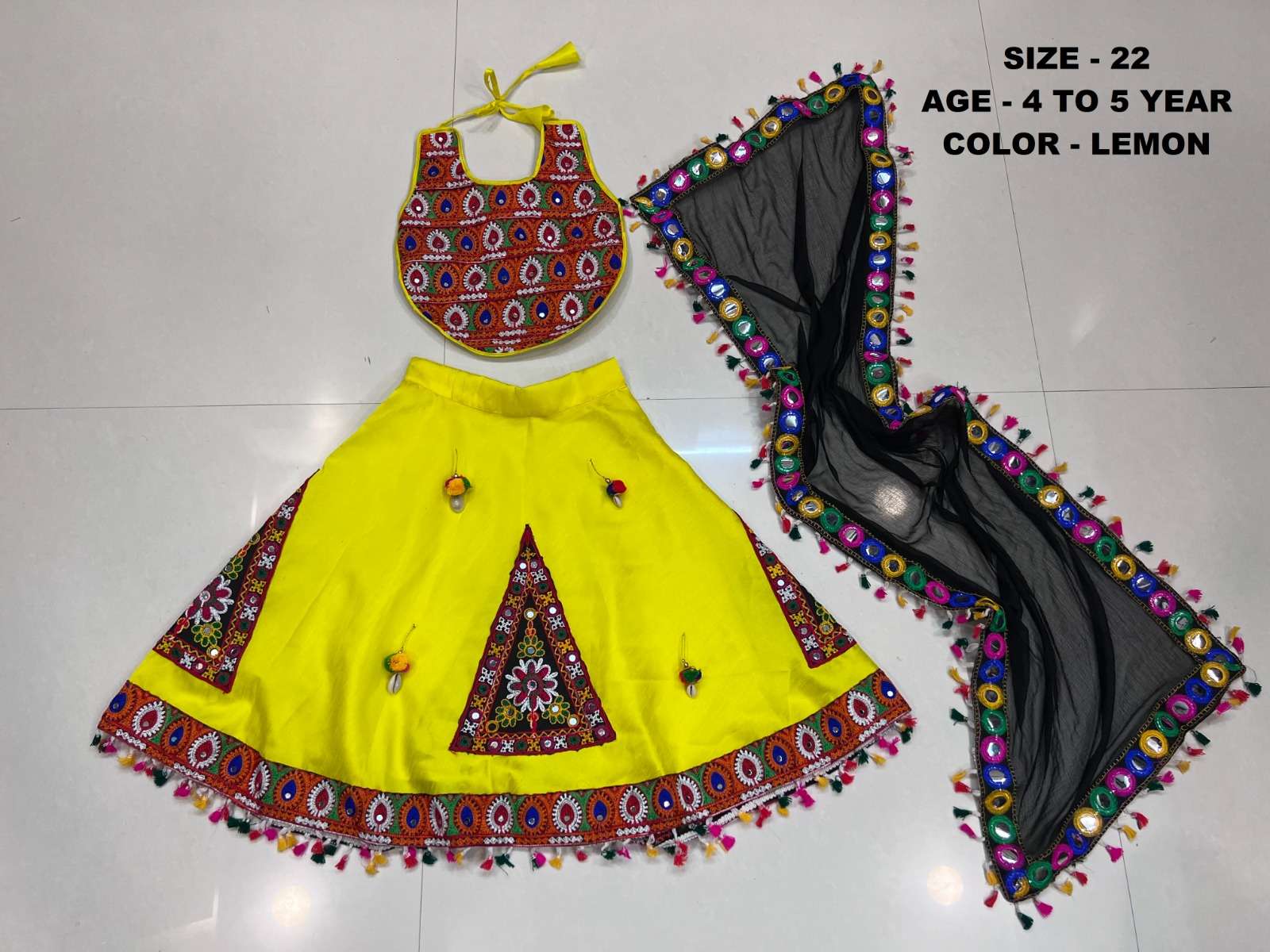 aawiya kids special navratri garba outfit best colours readymade kids chaniya choli with dupatta