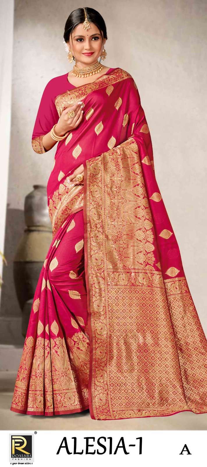 ALESIA  BY RANJNA SAREE SILK FABRICS SUPER HIT COLLECTION 