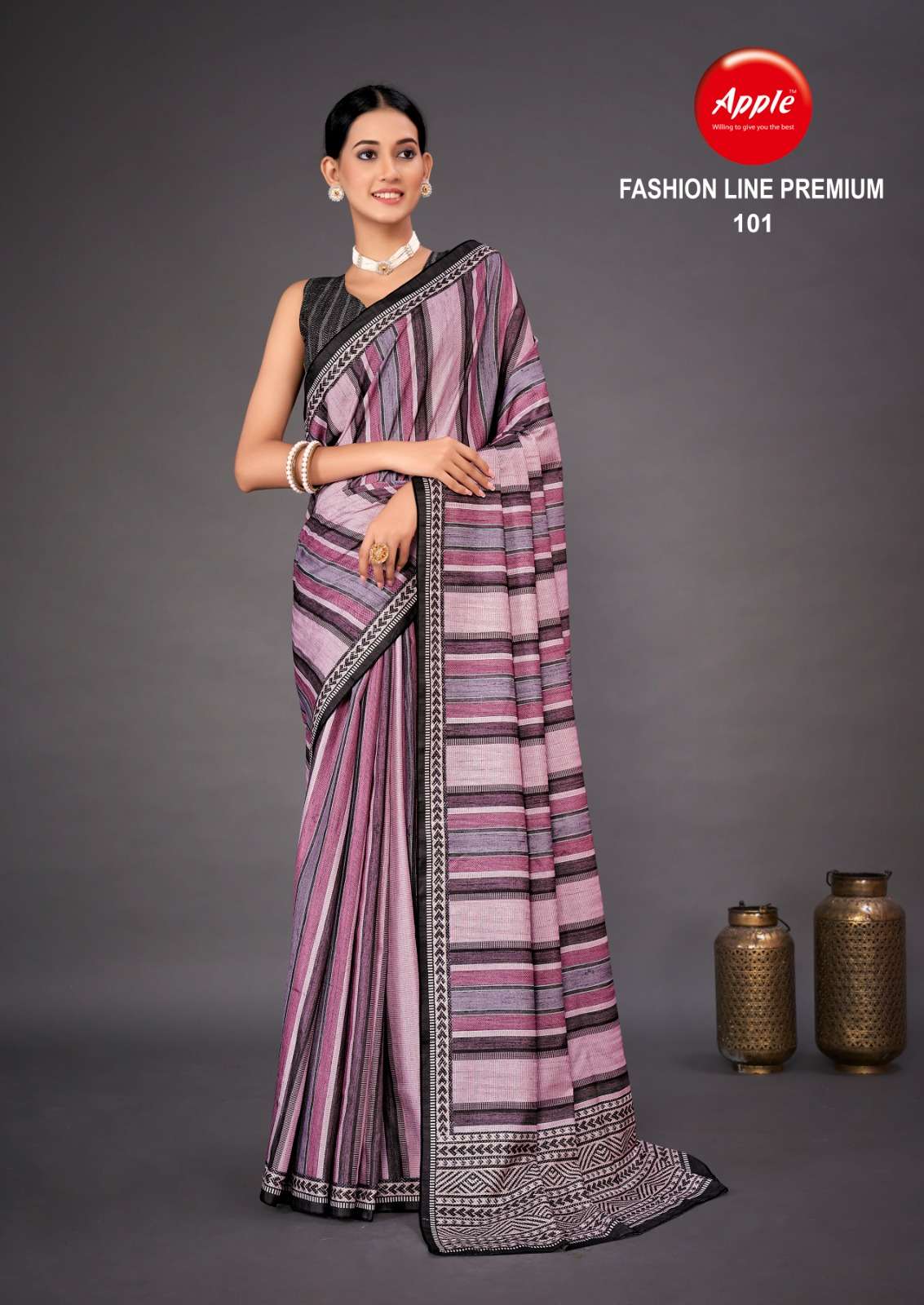 apple fashion line premium vol 1 fancy amazing designs sarees collection 