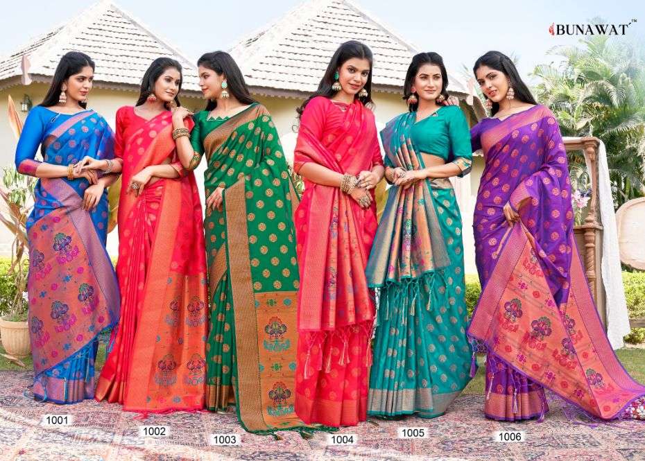 bunawat maitri silk designer banarasi silk saris wholesaler