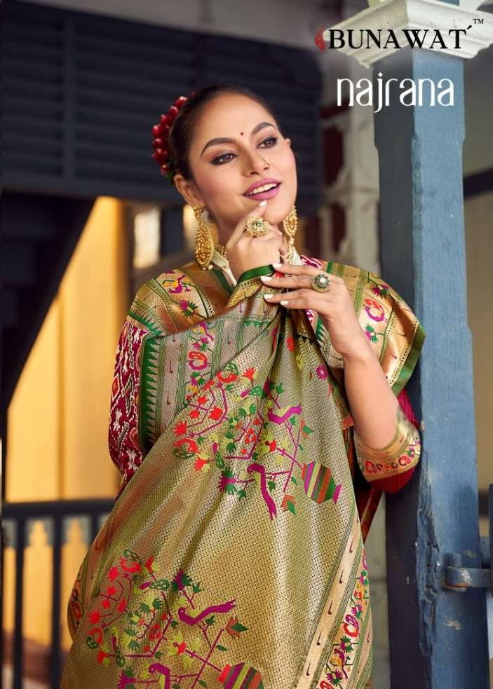 bunawat najrana designer patola silk saris wholesaler