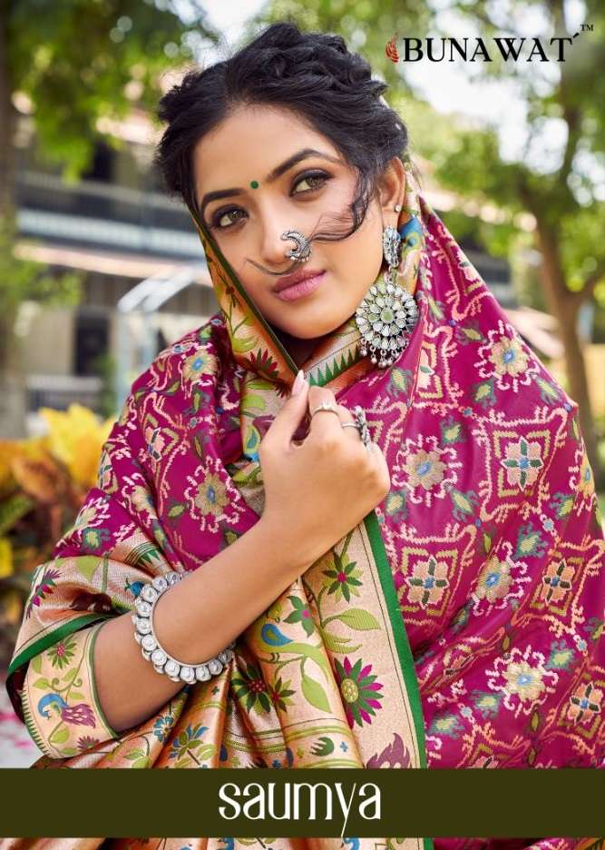 bunawat saumya designer patola silk saris wholesaler