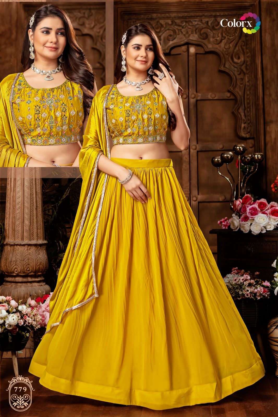 colorx 779-783 series readymade fancy lehenga with designer crop top with dupatta