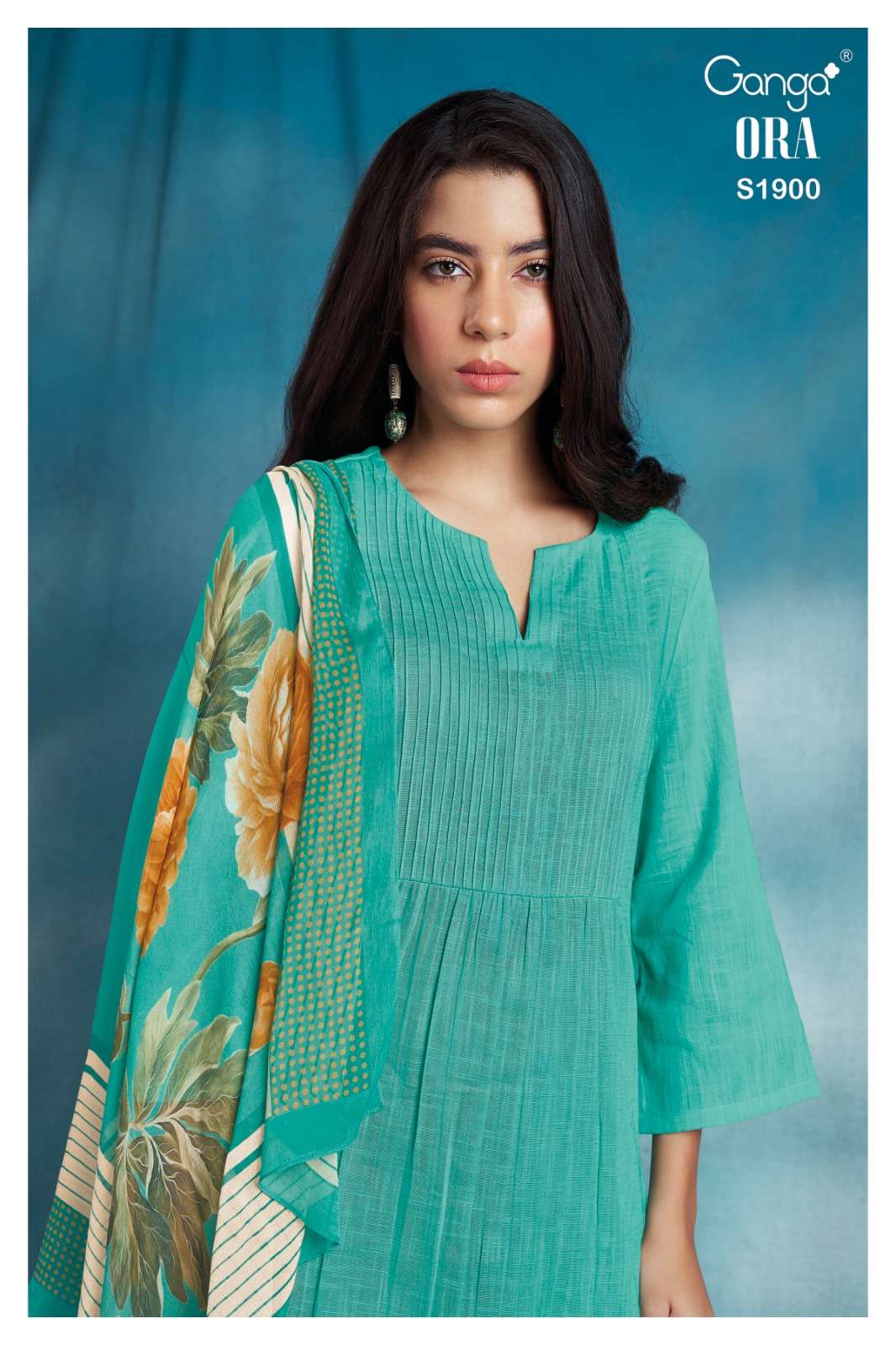 ganga ora 1900 fancy salwar kameez materials 