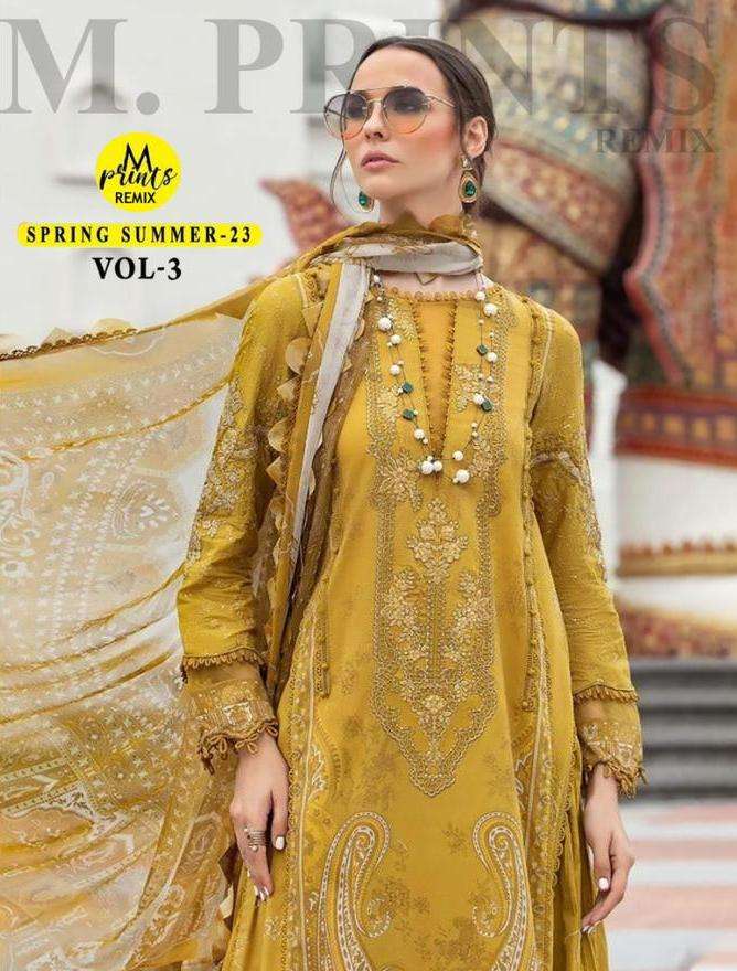 hazzel maria b mprints spring summer 23 remix vol 3 pakistani print dress material 