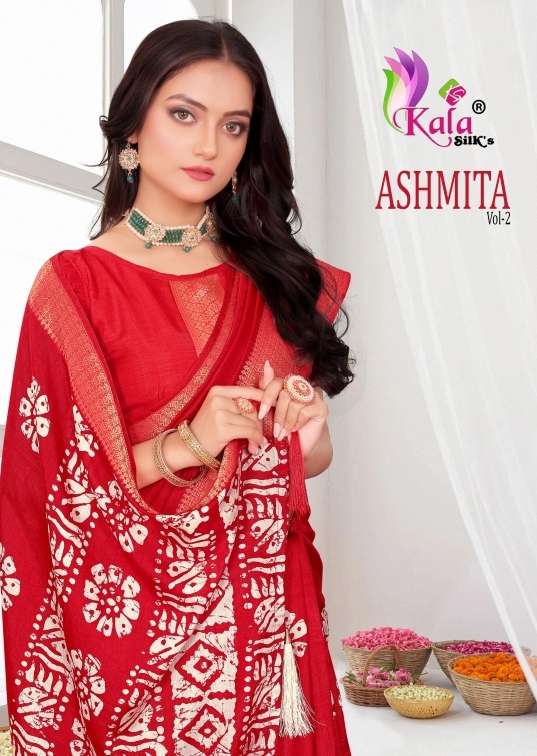 kala silk ashmita vol 2 festive wear dola silk sarees wholesaler 
