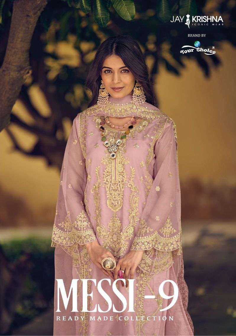 messi vol 9 by jay krishna your choice unique design readymade pakistani salwar kameez supplier 