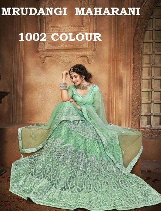mrudangi maharani 1002 design colours beautiful lehengas 