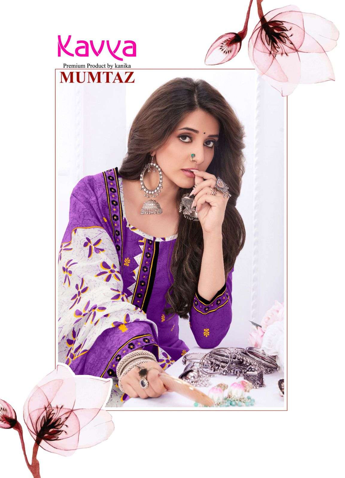 mumtaz vol 5 by kavya kanika adorable cotton print readymade patiala salwar kameez collection