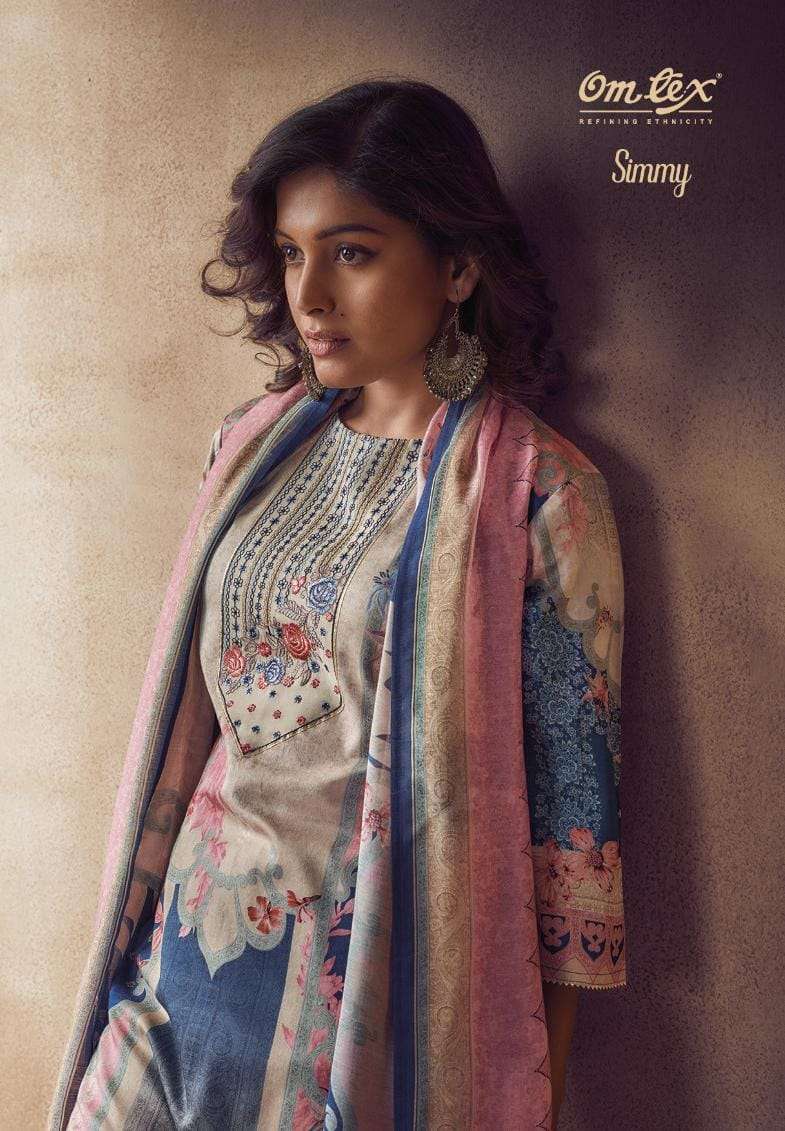 omtex present simmy amazing digital print salwar kameez material 