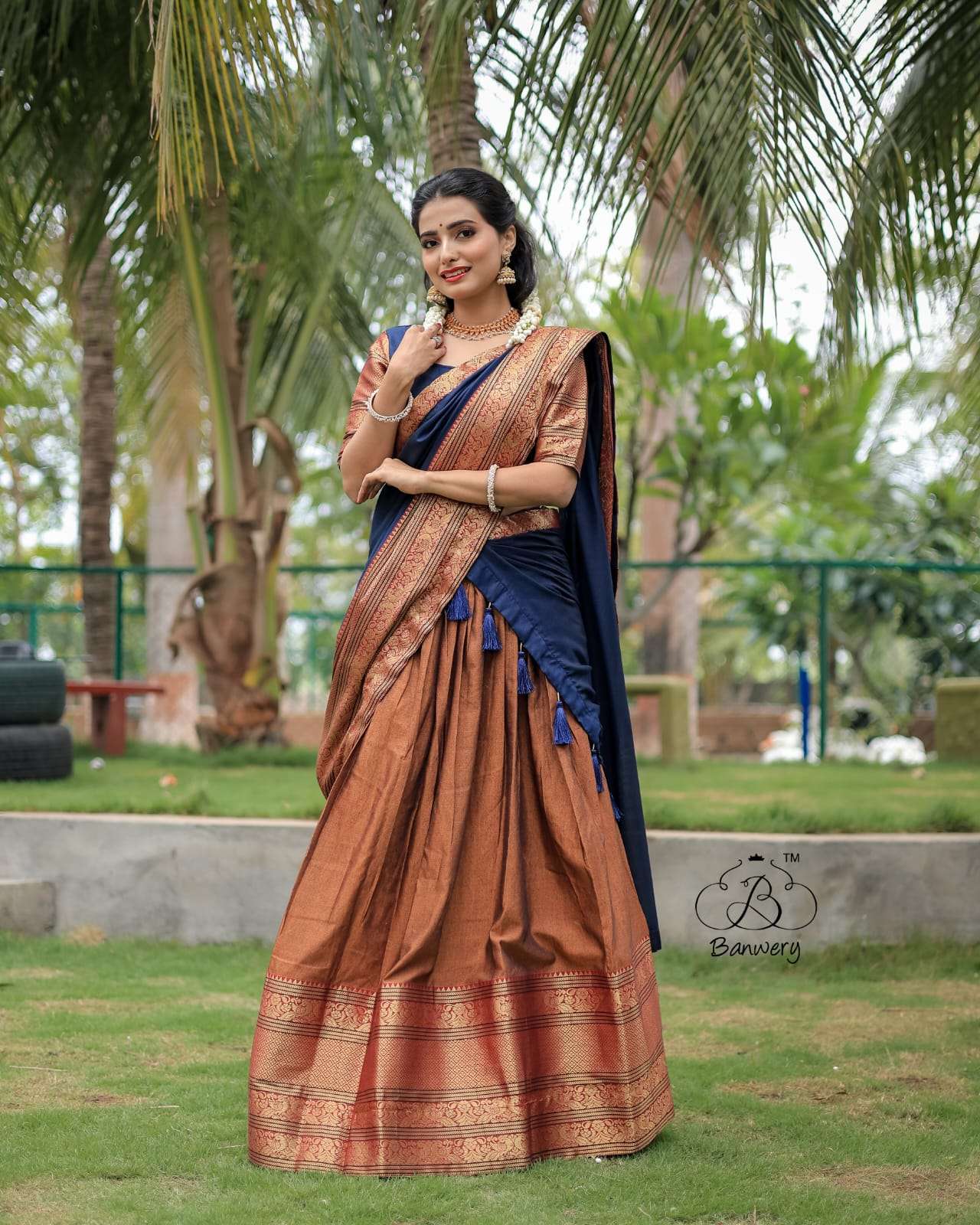 pr ban 1101 amazing zari weaving work south indian wedding stitch lehenga with unstitch blouse collection 