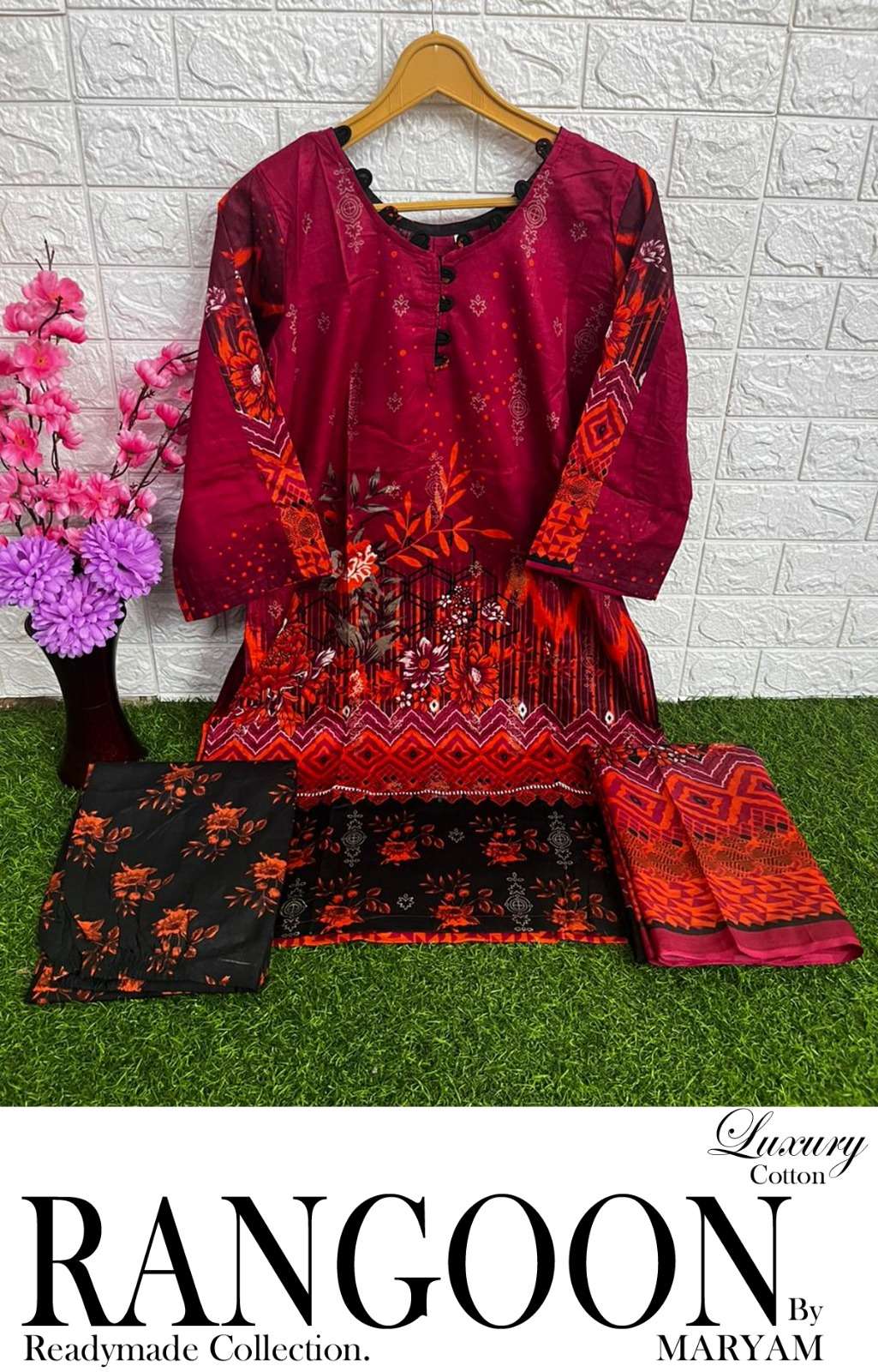 rangoon by maryam readymade cotton pakistani salwar suits collection 